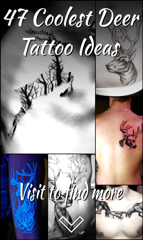 47 Coolest Deer Tattoo Ideas