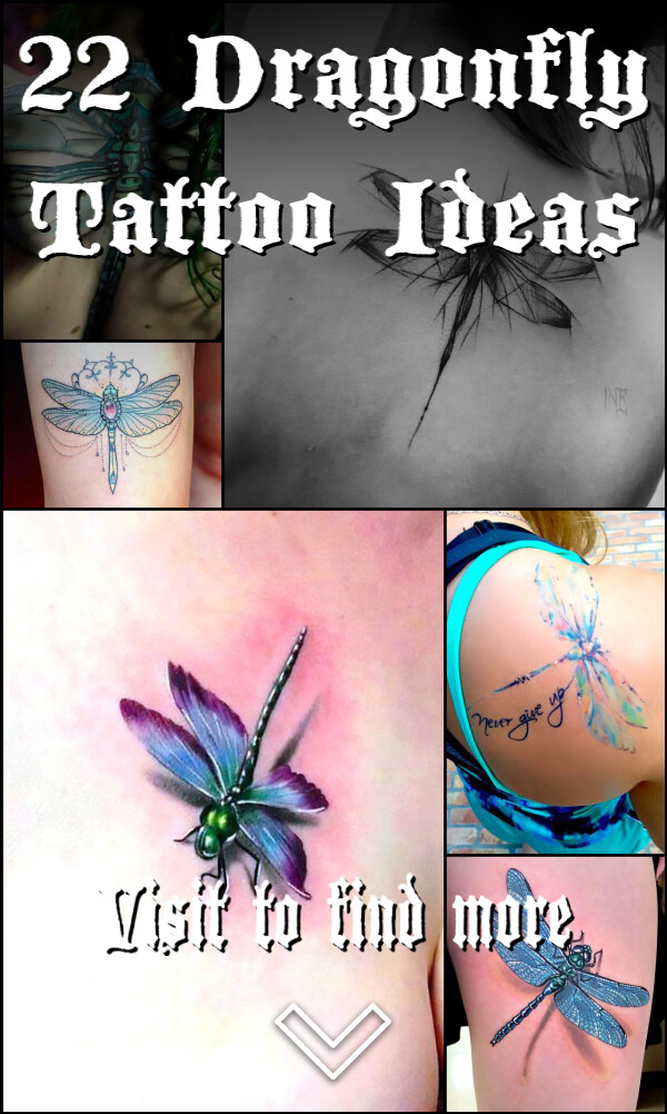 22 Dragonfly Tattoo Ideas