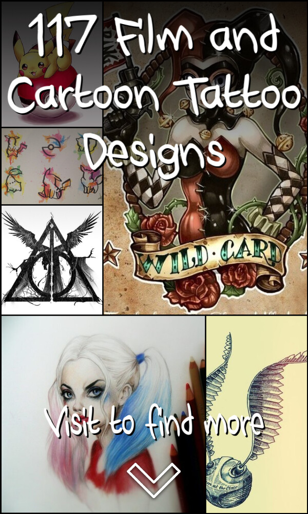 117 Film and Cartoon Tattoo Designs