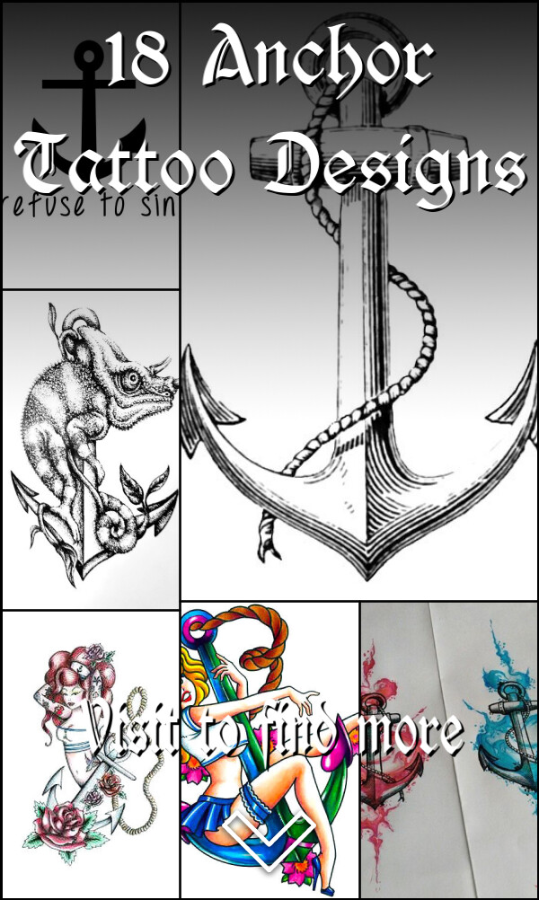 18 Anchor Tattoo Designs