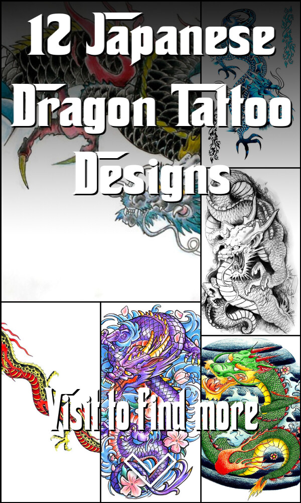 12 Japanese Dragon Tattoo Designs