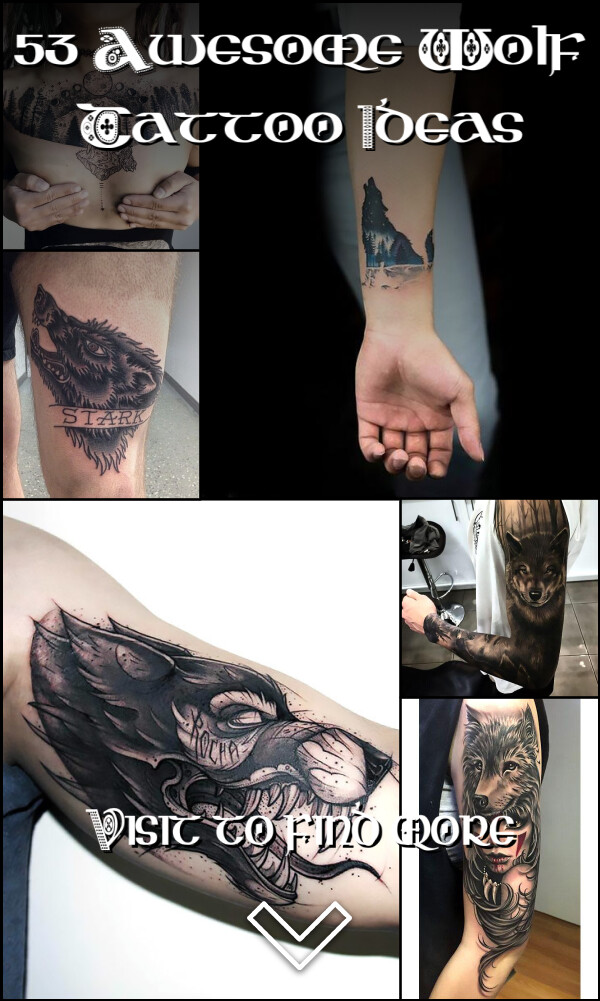 53 Awesome Wolf Tattoo Ideas