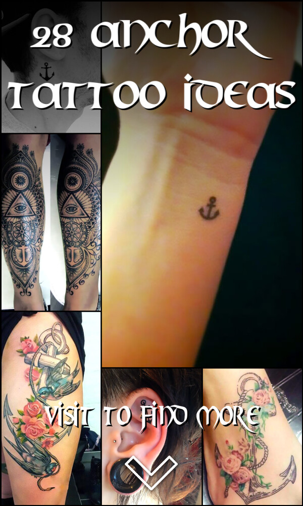 28 Anchor Tattoo Ideas