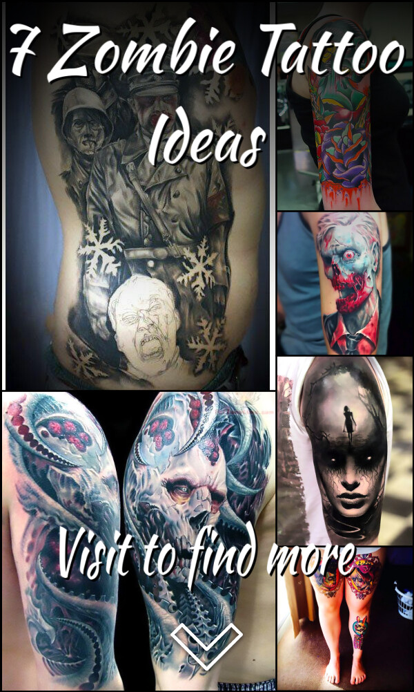 7 Zombie Tattoo Ideas