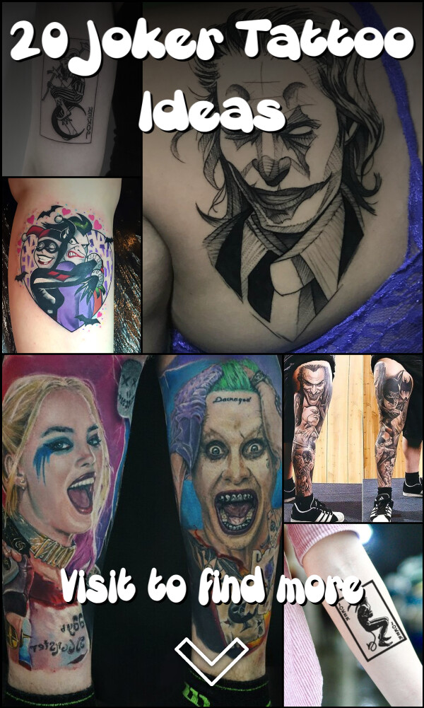 20 Joker Tattoo Ideas