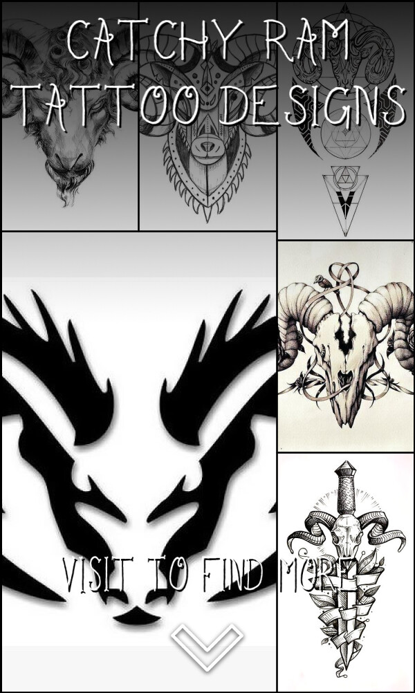 17 Catchy Ram Tattoo Designs