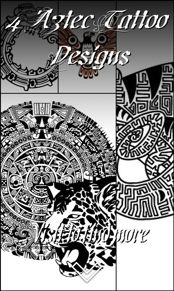 4 Aztec Tattoo Designs