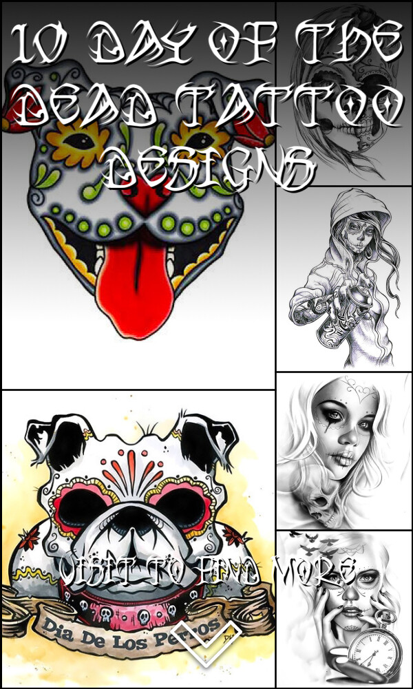 10 Day of the Dead Tattoo Designs