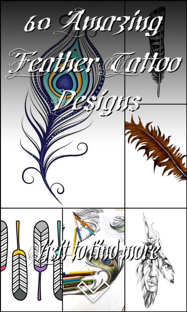 60 Amazing Feather Tattoo Designs