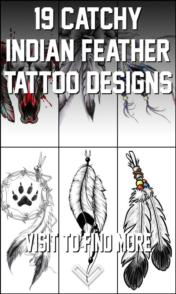 19 Catchy Indian Feather Tattoo Designs