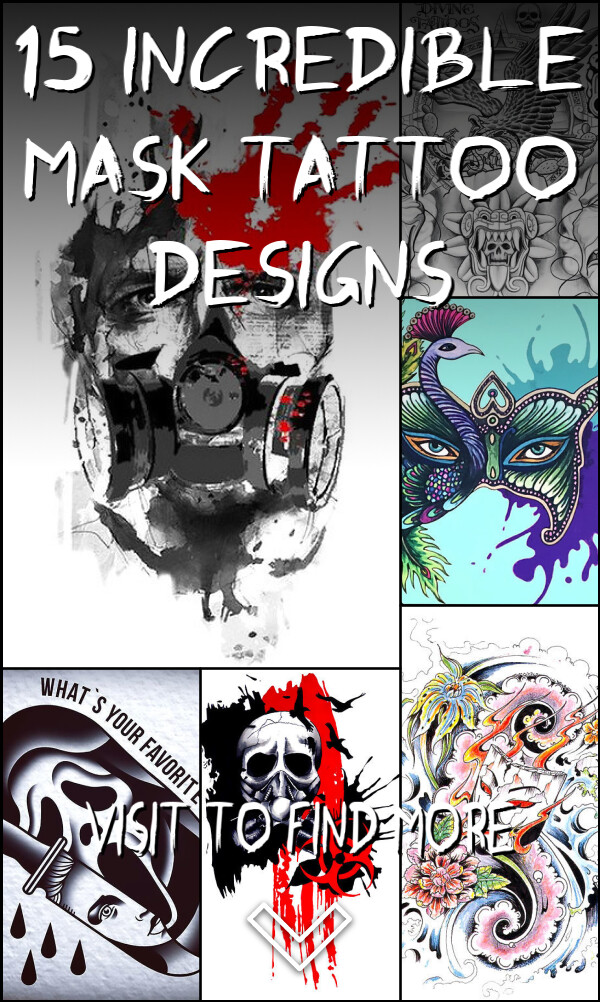 15 Incredible Mask Tattoo Designs