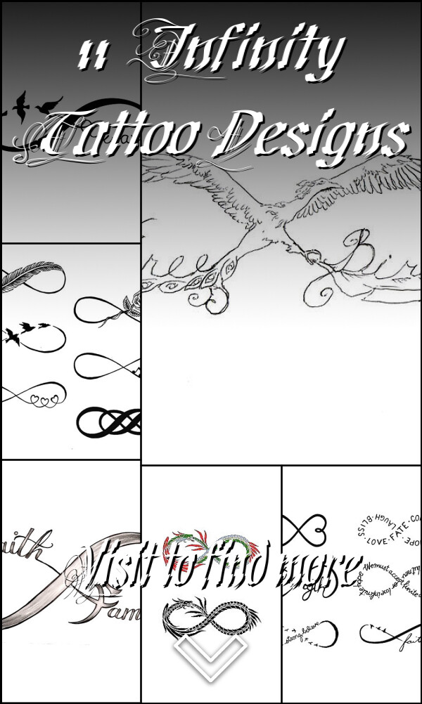 11 Infinity Tattoo Designs