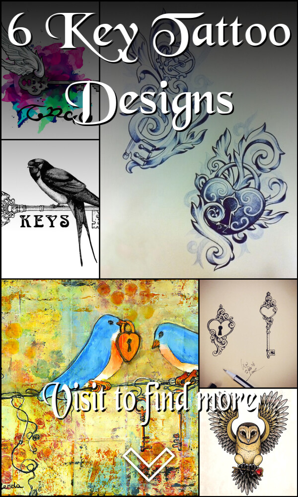 6 Key Tattoo Designs