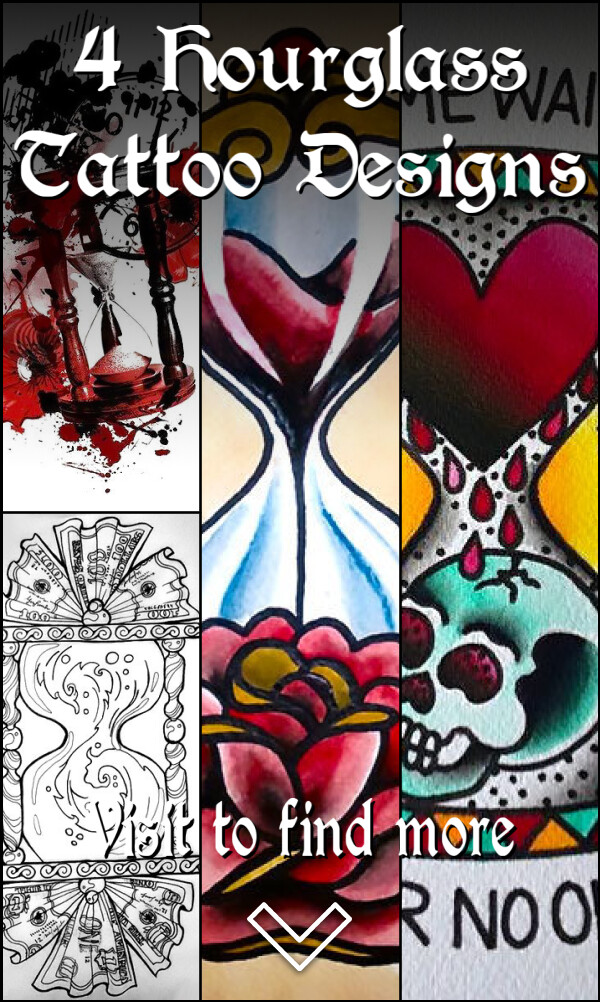 4 Hourglass Tattoo Designs
