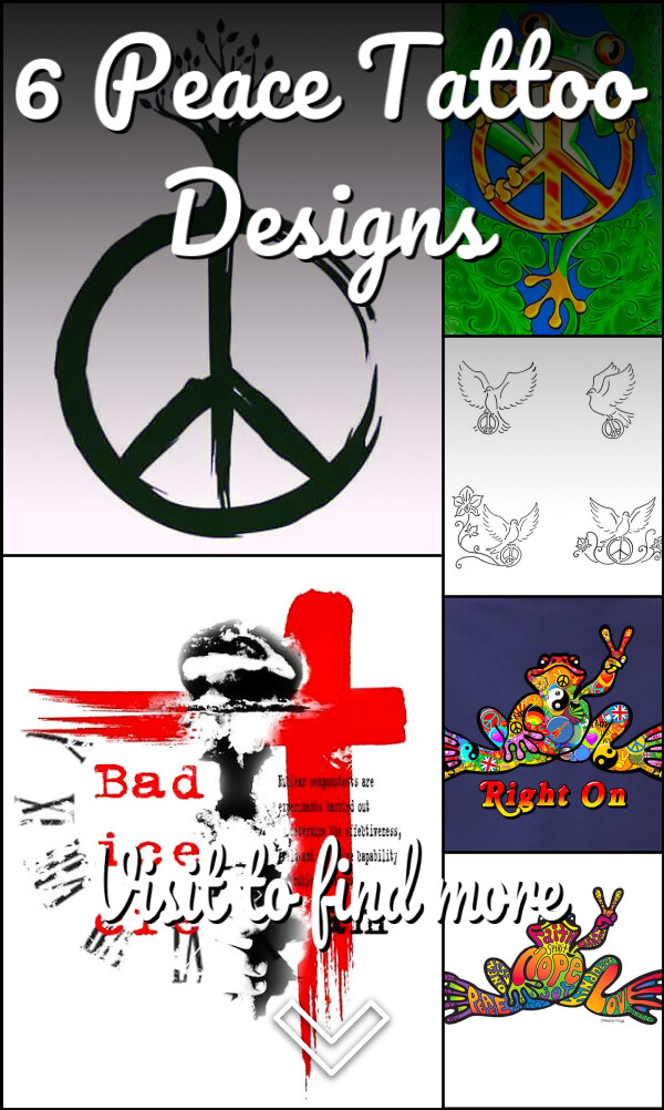 6 Peace Tattoo Designs