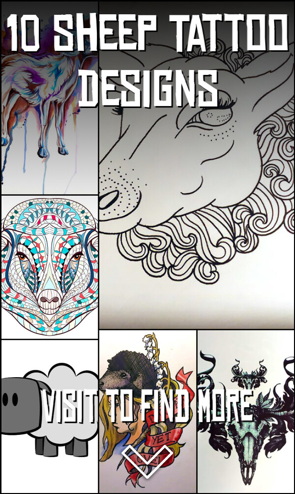 10 Sheep Tattoo Designs