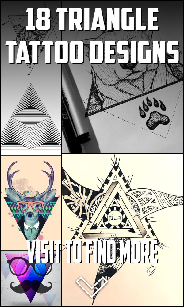 18 Triangle Tattoo Designs