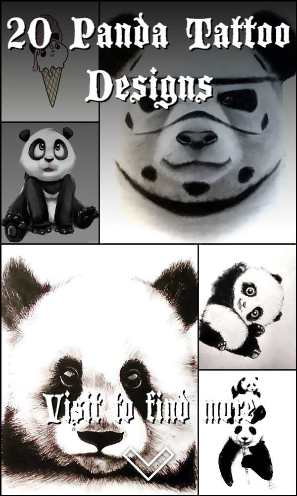 20 Panda Tattoo Designs