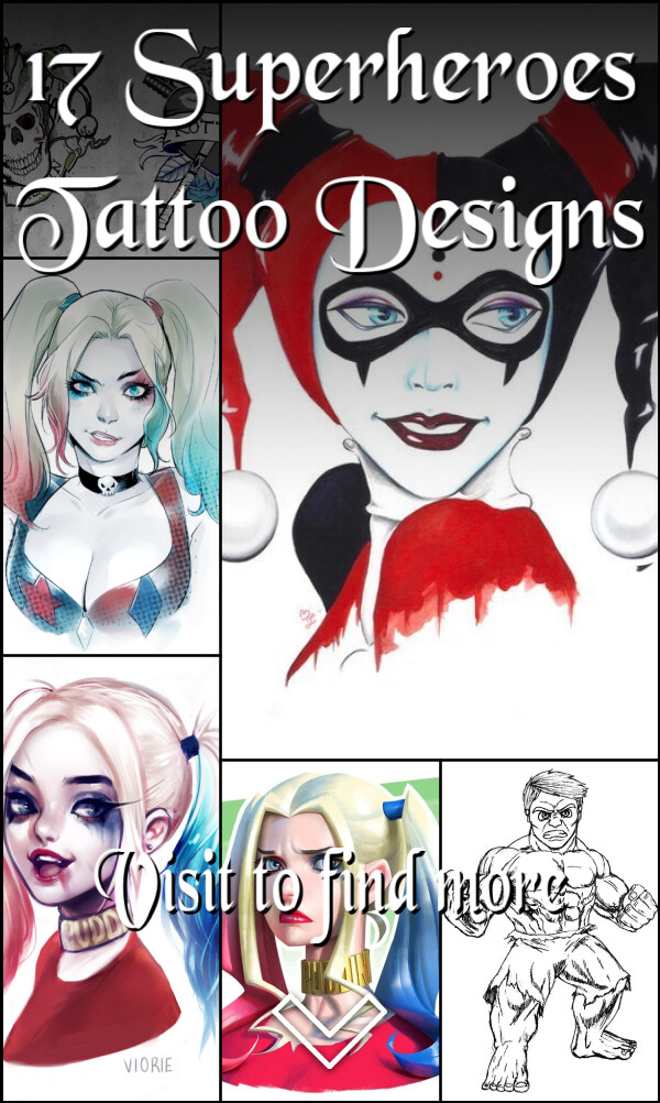 17 Superheroes Tattoo Designs