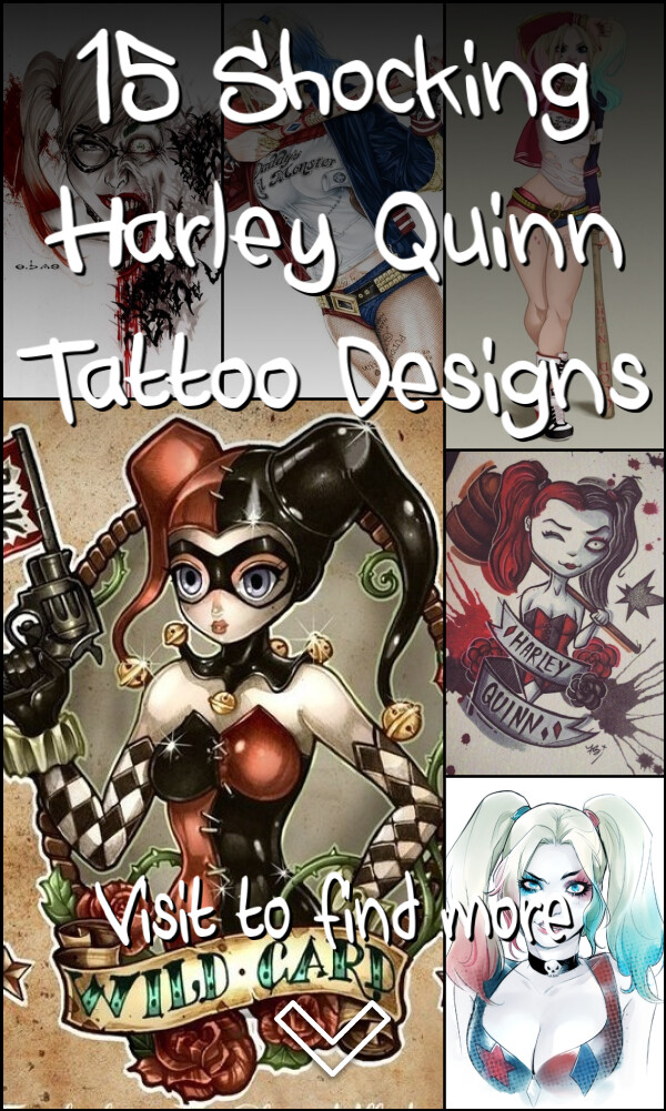 15 Shocking Harley Quinn Tattoo Designs