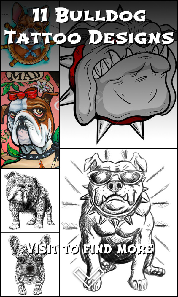 11 Bulldog Tattoo Designs