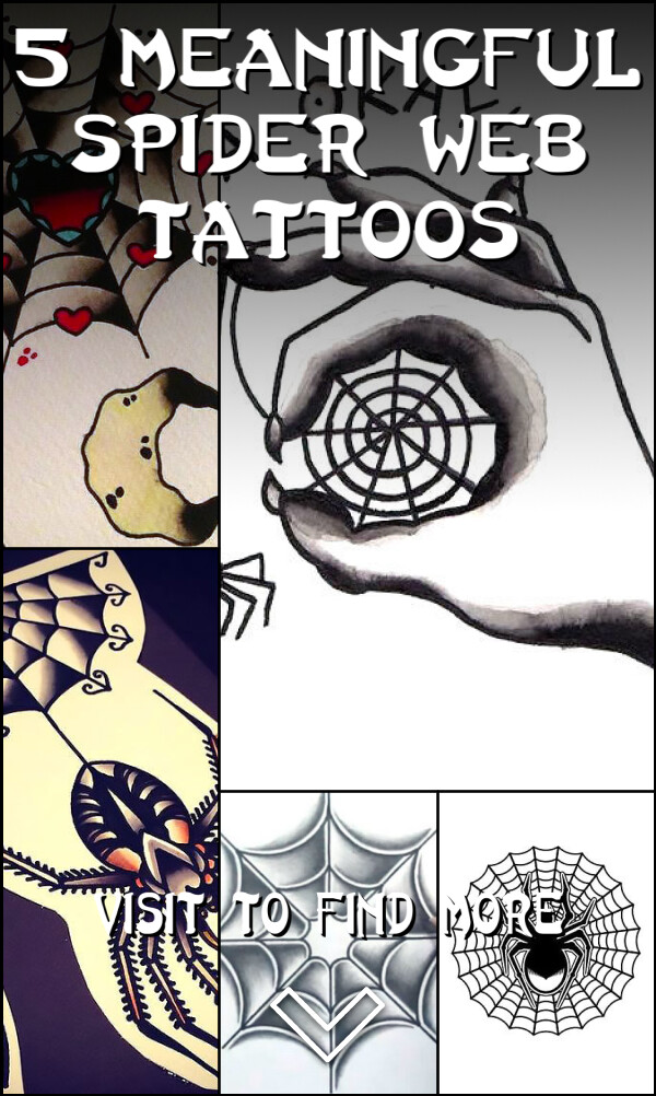 5 Meaningful Spider Web Tattoos