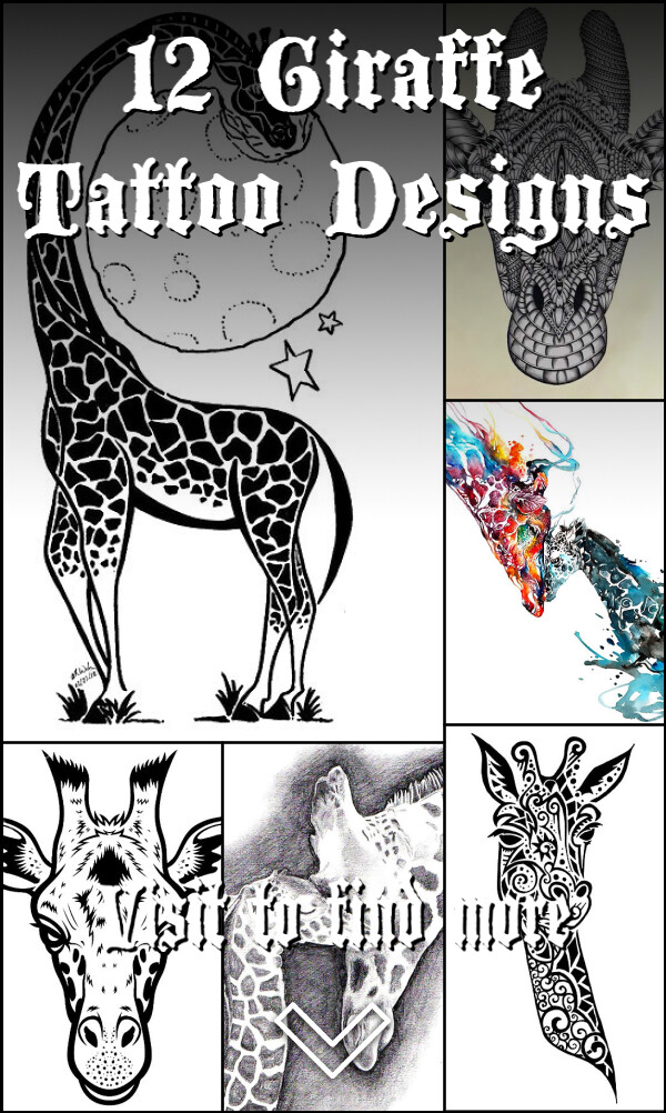 12 Giraffe Tattoo Designs