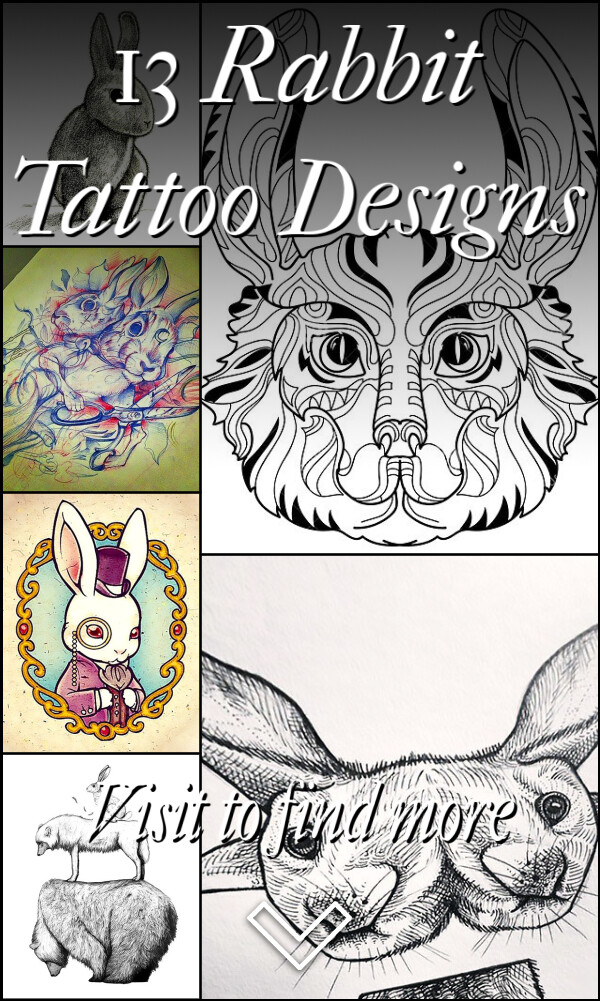 13 Rabbit Tattoo Designs