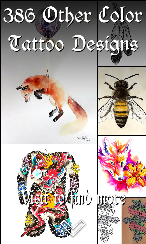 386 Other Color Tattoo Designs