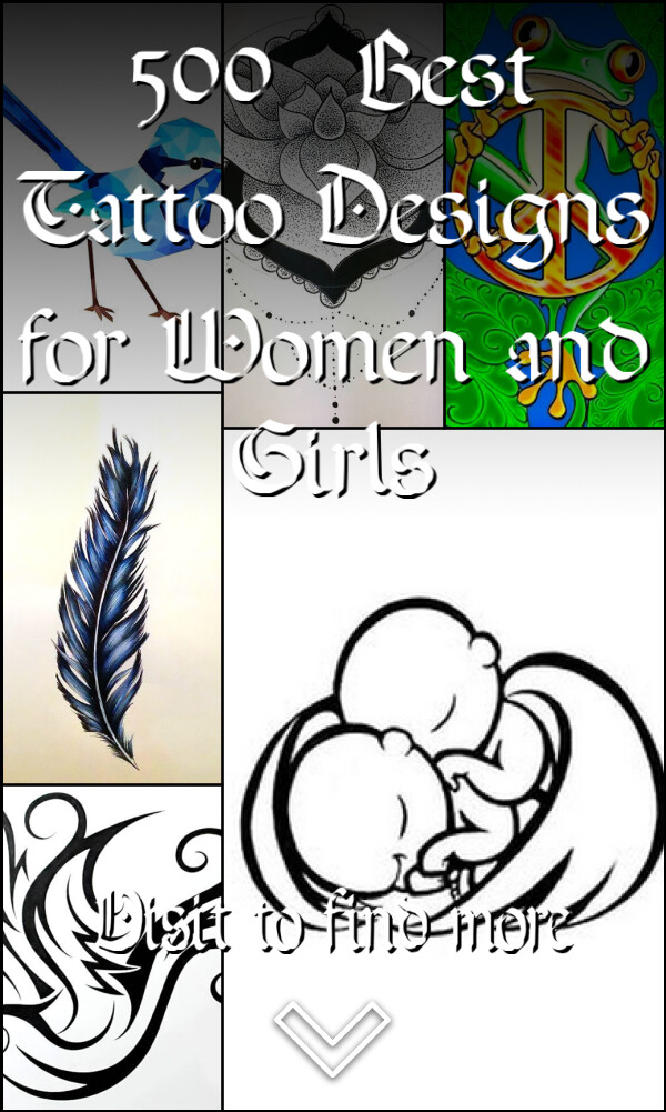 500+ Best Tattoo Designs for Women and Girls