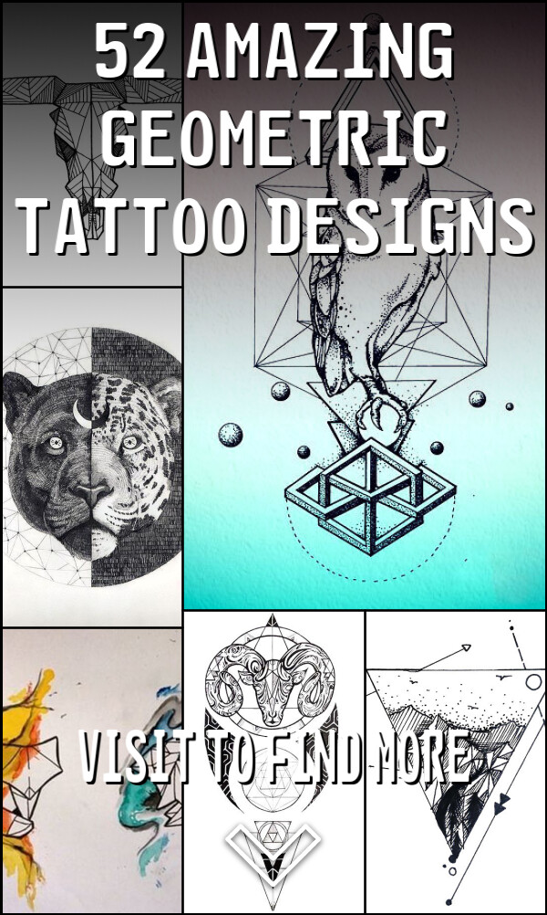 52 Amazing Geometric Tattoo Designs