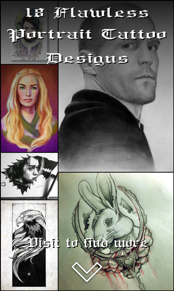 18 Flawless Portrait Tattoo Designs