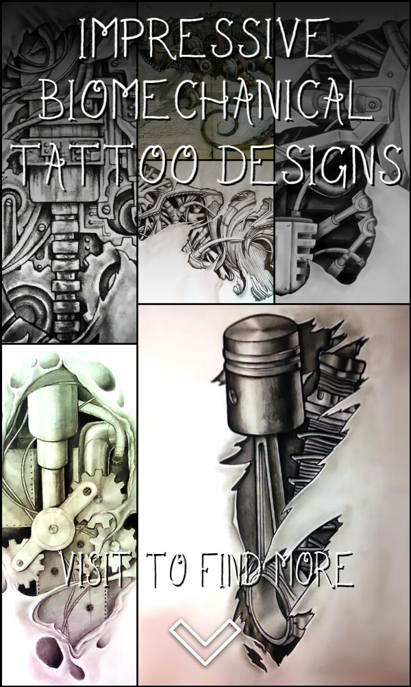 10 Impressive Biomechanical Tattoo Designs