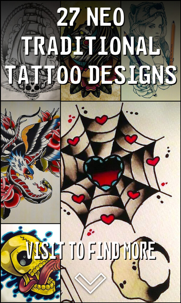 27 Neo Traditional Tattoo Designs