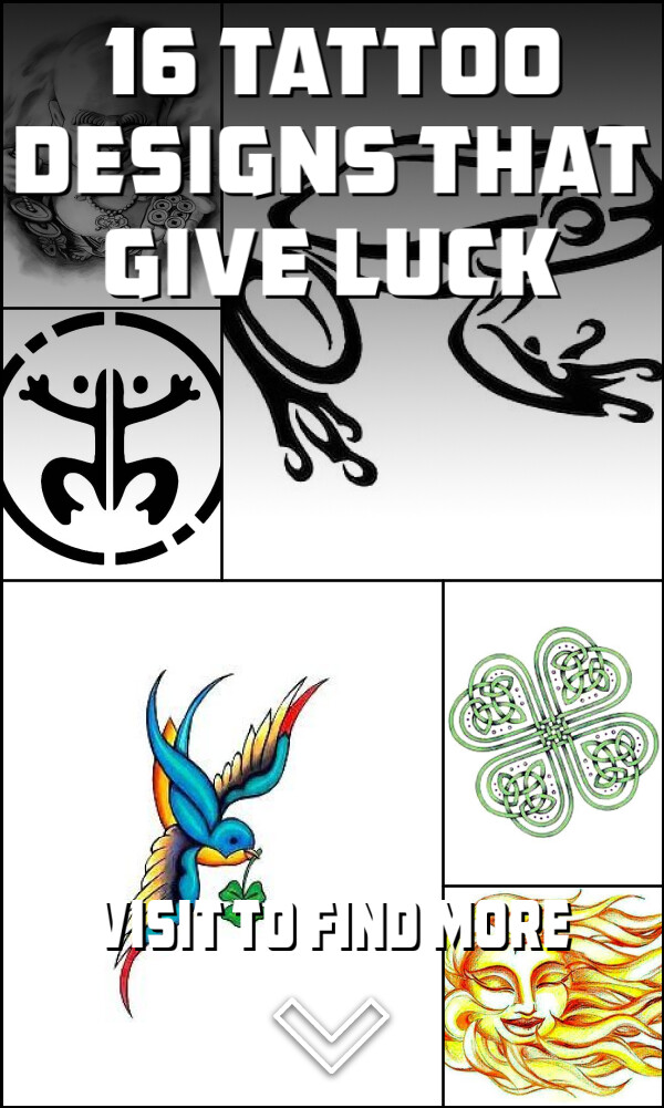16 Tattoo Designs that Give Luck