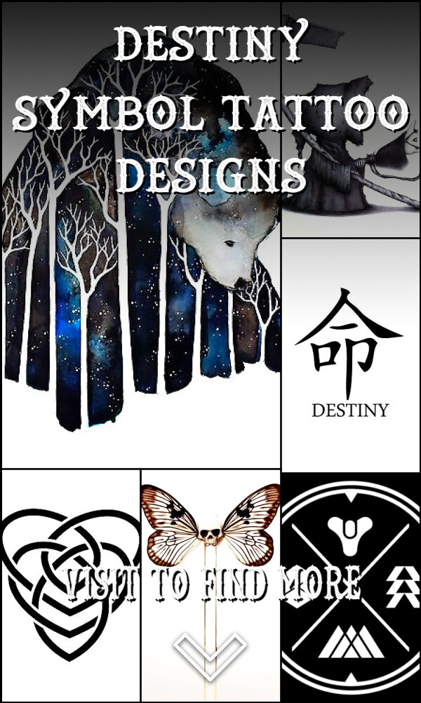 27 Destiny Symbol Tattoo Designs