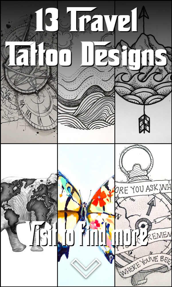 13 Travel Tattoo Designs