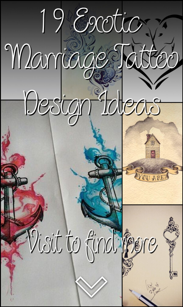 19 Exotic Marriage Tattoo Design Ideas