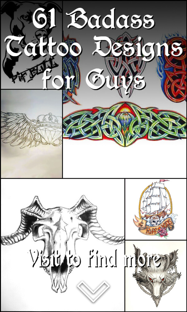 61 Badass Tattoo Designs for Guys