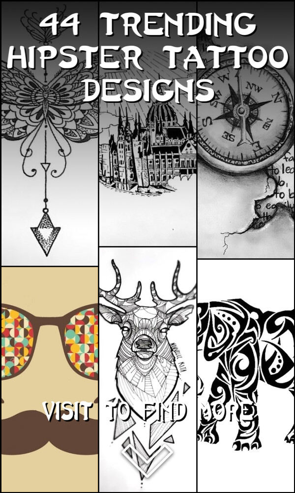 44 Trending Hipster Tattoo Designs