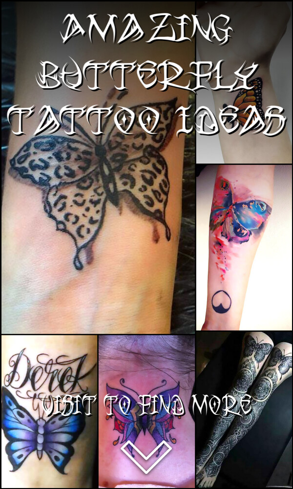 Amazing Butterfly Tattoo Ideas