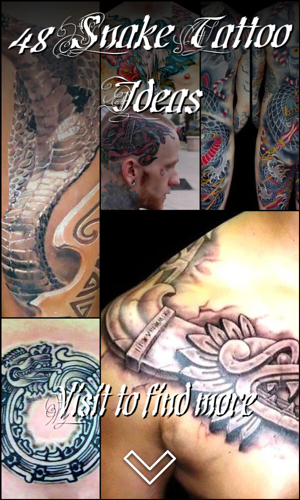 48 Snake Tattoo Ideas