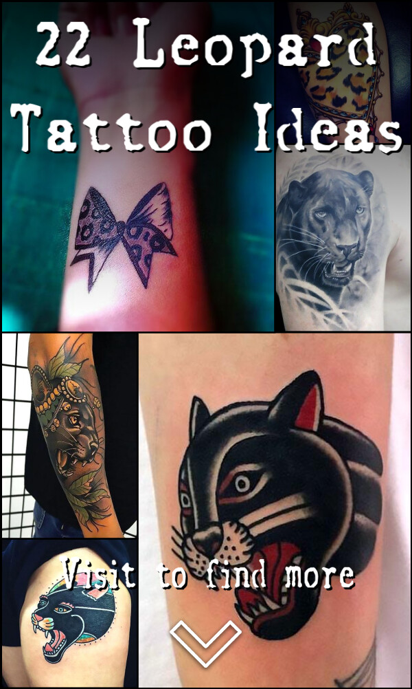 22 Leopard Tattoo Ideas