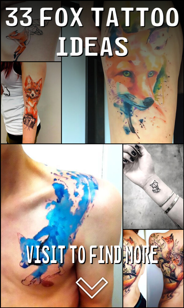 33 Fox Tattoo Ideas