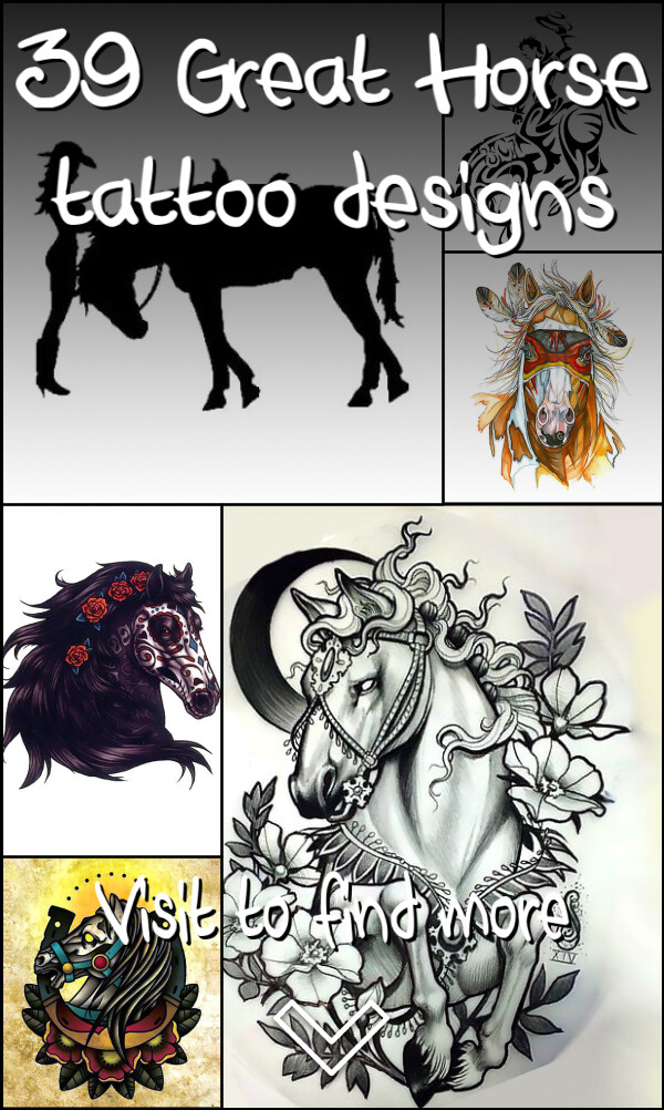 39 Great Horse tattoo designs