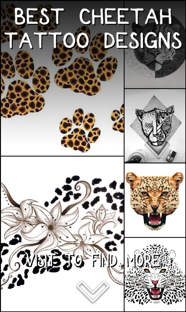 11 Best Cheetah Tattoo Designs