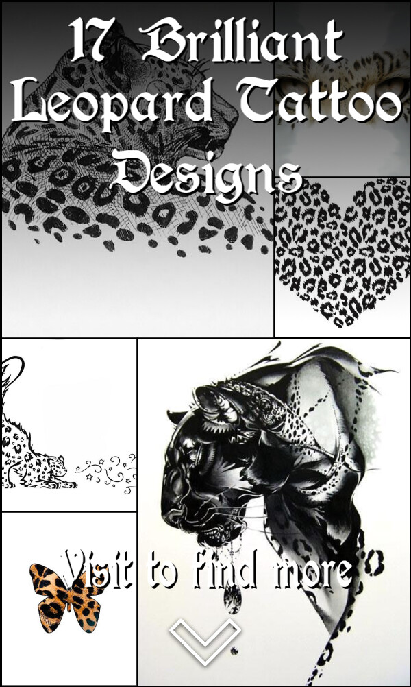 17 Brilliant Leopard Tattoo Designs