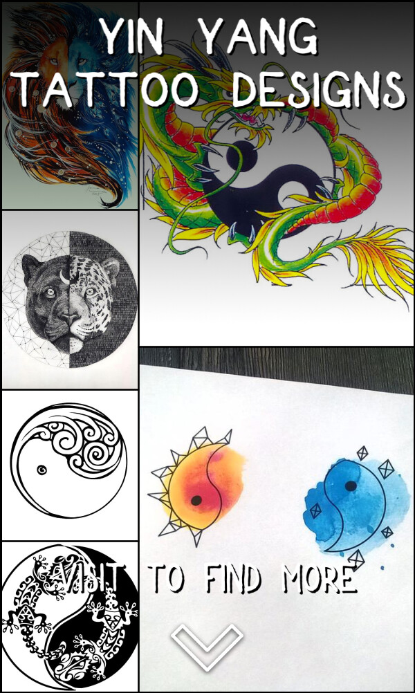 16 Yin Yang Tattoo Designs