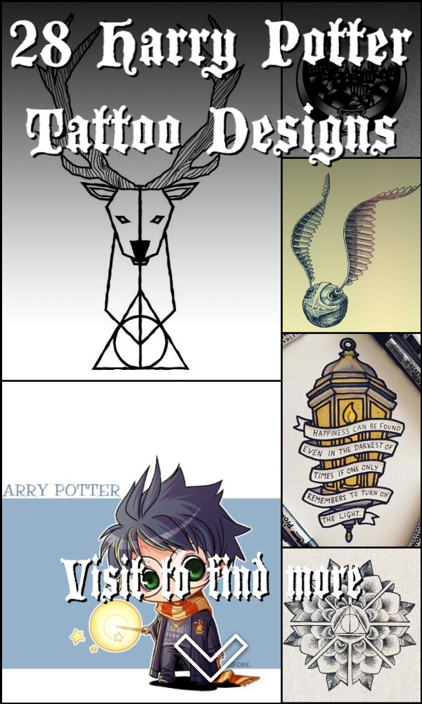 28 Harry Potter Tattoo Designs
