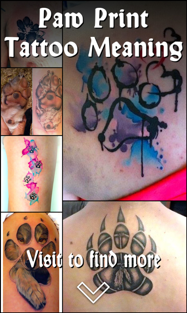 Paw Print Tattoo Meaning
